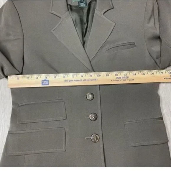 Ralph Lauren‎ Blazer, Womens Fitted Equestrian Wool Blazer, Size 4 - Picture 12 of 16